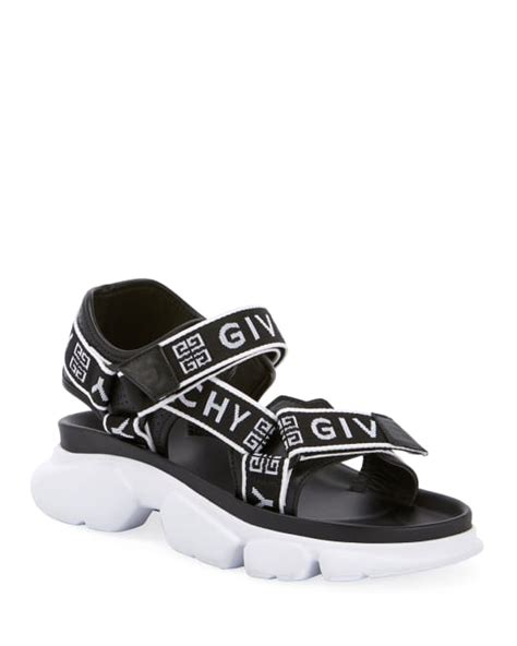 givenchy jaw logo web sandals|Givenchy sandals size chart.